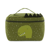 lancheira-termica-infantil-dinossauro-Trixie-frente-verde-oliva